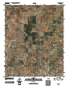 Navina Oklahoma Historical topographic map, 1:24000 scale, 7.5 X 7.5 Minute, Year 2009
