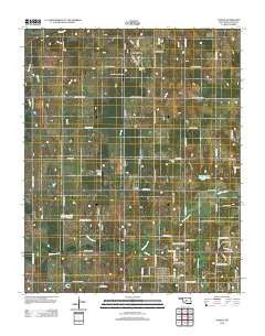 Navina Oklahoma Historical topographic map, 1:24000 scale, 7.5 X 7.5 Minute, Year 2012