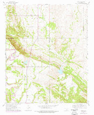 Nebo Oklahoma Historical topographic map, 1:24000 scale, 7.5 X 7.5 Minute, Year 1963