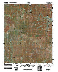 Nelagoney Oklahoma Historical topographic map, 1:24000 scale, 7.5 X 7.5 Minute, Year 2010
