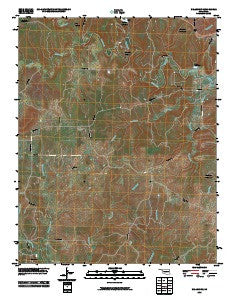 Nelagoney Oklahoma Historical topographic map, 1:24000 scale, 7.5 X 7.5 Minute, Year 2010
