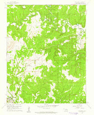 Nelagoney Oklahoma Historical topographic map, 1:24000 scale, 7.5 X 7.5 Minute, Year 1960