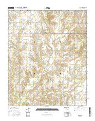 Nellie Oklahoma Current topographic map, 1:24000 scale, 7.5 X 7.5 Minute, Year 2016