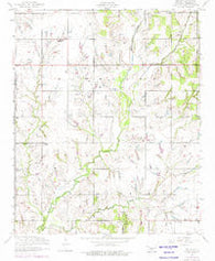 Nellie Oklahoma Historical topographic map, 1:24000 scale, 7.5 X 7.5 Minute, Year 1956