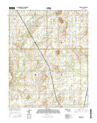 Neodesha Oklahoma Current topographic map, 1:24000 scale, 7.5 X 7.5 Minute, Year 2016