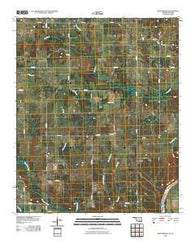 New Oberlin Oklahoma Historical topographic map, 1:24000 scale, 7.5 X 7.5 Minute, Year 2010