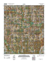 New Oberlin Oklahoma Historical topographic map, 1:24000 scale, 7.5 X 7.5 Minute, Year 2012