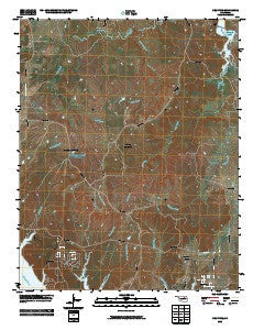 New Prue Oklahoma Historical topographic map, 1:24000 scale, 7.5 X 7.5 Minute, Year 2010