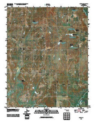 Newby Oklahoma Historical topographic map, 1:24000 scale, 7.5 X 7.5 Minute, Year 2010