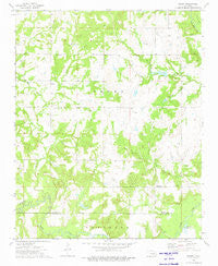 Newby Oklahoma Historical topographic map, 1:24000 scale, 7.5 X 7.5 Minute, Year 1973