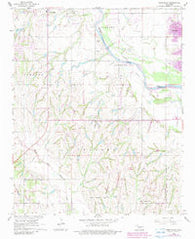 Newcastle Oklahoma Historical topographic map, 1:24000 scale, 7.5 X 7.5 Minute, Year 1965