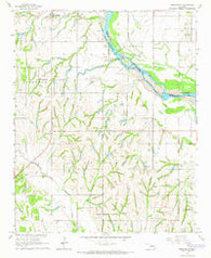 Newcastle Oklahoma Historical topographic map, 1:24000 scale, 7.5 X 7.5 Minute, Year 1965