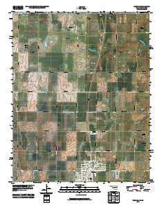 Newkirk Oklahoma Historical topographic map, 1:24000 scale, 7.5 X 7.5 Minute, Year 2010
