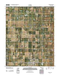 Newkirk Oklahoma Historical topographic map, 1:24000 scale, 7.5 X 7.5 Minute, Year 2012