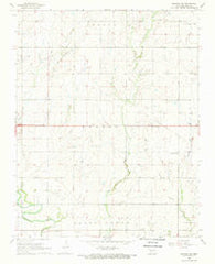 Newkirk SW Oklahoma Historical topographic map, 1:24000 scale, 7.5 X 7.5 Minute, Year 1968