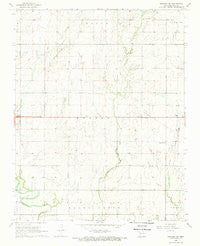 Newkirk SW Oklahoma Historical topographic map, 1:24000 scale, 7.5 X 7.5 Minute, Year 1968