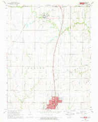 Newkirk Oklahoma Historical topographic map, 1:24000 scale, 7.5 X 7.5 Minute, Year 1968