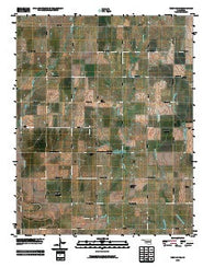 Newkirk SW Oklahoma Historical topographic map, 1:24000 scale, 7.5 X 7.5 Minute, Year 2009