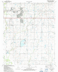 Ninemile Creek Oklahoma Historical topographic map, 1:24000 scale, 7.5 X 7.5 Minute, Year 1991