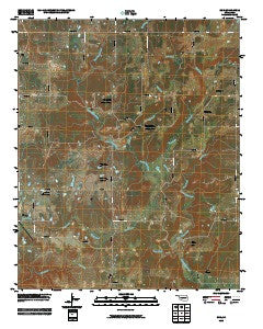 Non Oklahoma Historical topographic map, 1:24000 scale, 7.5 X 7.5 Minute, Year 2010