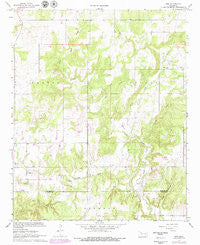 Non Oklahoma Historical topographic map, 1:24000 scale, 7.5 X 7.5 Minute, Year 1967