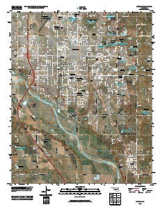 Norman Oklahoma Historical topographic map, 1:24000 scale, 7.5 X 7.5 Minute, Year 2010