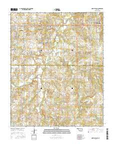 North Village Oklahoma Current topographic map, 1:24000 scale, 7.5 X 7.5 Minute, Year 2016