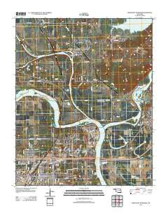 Northeast Muskogee Oklahoma Historical topographic map, 1:24000 scale, 7.5 X 7.5 Minute, Year 2012