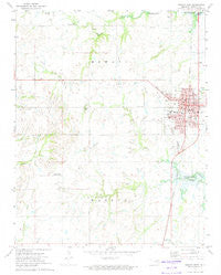 Nowata West Oklahoma Historical topographic map, 1:24000 scale, 7.5 X 7.5 Minute, Year 1972