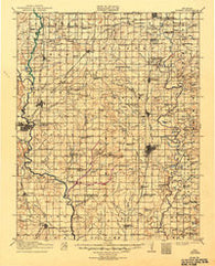 Nowata Oklahoma Historical topographic map, 1:125000 scale, 30 X 30 Minute, Year 1914