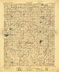 Nowata Oklahoma Historical topographic map, 1:125000 scale, 30 X 30 Minute, Year 1914
