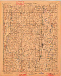 Nowata Oklahoma Historical topographic map, 1:125000 scale, 30 X 30 Minute, Year 1901