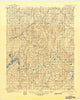 Nuyaka Oklahoma Historical topographic map, 1:125000 scale, 30 X 30 Minute, Year 1901