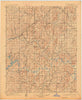 Nuyaka Oklahoma Historical topographic map, 1:125000 scale, 30 X 30 Minute, Year 1901