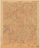 Nuyaka Oklahoma Historical topographic map, 1:125000 scale, 30 X 30 Minute, Year 1901