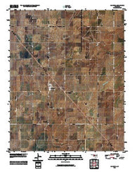 Oakwood Oklahoma Historical topographic map, 1:24000 scale, 7.5 X 7.5 Minute, Year 2010