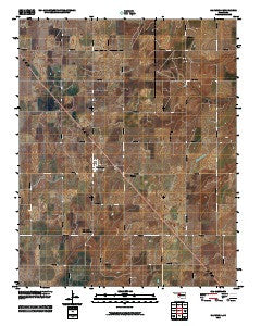 Oakwood Oklahoma Historical topographic map, 1:24000 scale, 7.5 X 7.5 Minute, Year 2010
