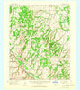 Oakwood Oklahoma Historical topographic map, 1:62500 scale, 15 X 15 Minute, Year 1964