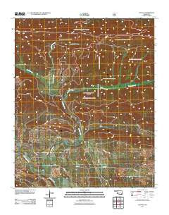 Octavia Oklahoma Historical topographic map, 1:24000 scale, 7.5 X 7.5 Minute, Year 2011