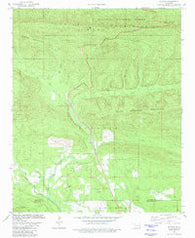 Octavia Oklahoma Historical topographic map, 1:24000 scale, 7.5 X 7.5 Minute, Year 1981
