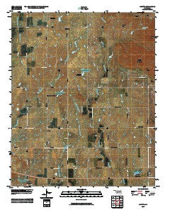 Odetta Oklahoma Historical topographic map, 1:24000 scale, 7.5 X 7.5 Minute, Year 2010