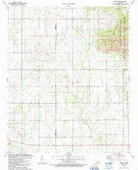 Odetta Oklahoma Historical topographic map, 1:24000 scale, 7.5 X 7.5 Minute, Year 1991