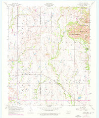 Odetta Oklahoma Historical topographic map, 1:24000 scale, 7.5 X 7.5 Minute, Year 1956