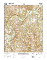 Oilton Oklahoma Current topographic map, 1:24000 scale, 7.5 X 7.5 Minute, Year 2016