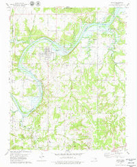 Oilton Oklahoma Historical topographic map, 1:24000 scale, 7.5 X 7.5 Minute, Year 1978