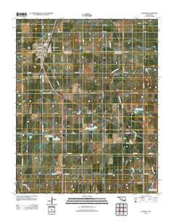 Okarche Oklahoma Historical topographic map, 1:24000 scale, 7.5 X 7.5 Minute, Year 2012