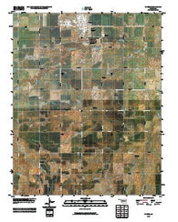 Okeene Oklahoma Historical topographic map, 1:24000 scale, 7.5 X 7.5 Minute, Year 2009