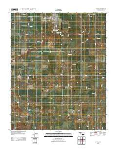 Okeene Oklahoma Historical topographic map, 1:24000 scale, 7.5 X 7.5 Minute, Year 2012