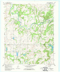 Okemah SE Oklahoma Historical topographic map, 1:24000 scale, 7.5 X 7.5 Minute, Year 1967