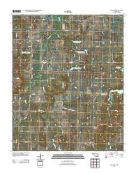 Okfuskee Oklahoma Historical topographic map, 1:24000 scale, 7.5 X 7.5 Minute, Year 2012